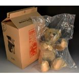 A Steiff Teddy bear, Classic 1920s style, blonde mohair, with growler, yellow ear tag,