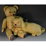 Toys and Juvenalia - A mohair teddy bear with movable joints and mouth;