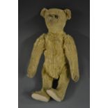Steiff - early 20th century miniature Teddy Bear, mohair body, pionted snout, hand stitched nose,