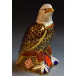 Royal Crown Derby paperweight - a bald eagle, first quality,