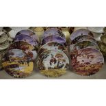 A set of twelve Danbury Mint collector's plates, by Royal Worcester, Thelwell's Ponies,