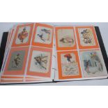 Postcards - Black Memorabilia - Thirty-seven Christmas coloured postcards, various manufactures,