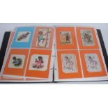 Postcards - Black Memorabilia - Thirty-Eight Christmas coloured postcards, various manufactures,