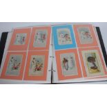 Postcards - Black Memorabilia - Forty Christmas coloured postcards, various manufactures,