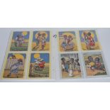 Photographs - Black Memorabilia - Thirty-One coloured postcards, designed by George Shepheard,