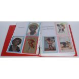 Postcards - Black Memorabilia - Thirty-six coloured postcards, various manufactures,