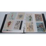 Postcards - Black Memorabilia - Twenty-four coloured postcards, various manufactures,