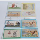 Postcards - Black Memorabilia - Forty-seven coloured postcards, various manufactures,