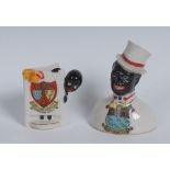 An Arcadian China Crested Ware model, of Eugene Stratton (1861-1918), the well-known minstrel,