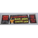 Television and Entertainment - an advertisement, The Black and White Minstrel Show,