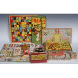 A mid 20th century Peter Pan Series Snakes and Ladders game,