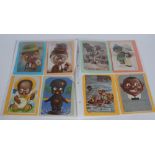 Postcards - nine novelty cards, each with goggley eyes,