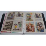 Postcards - Black Memorabilia - Thirty coloured post and birthday cards, various manufactures,