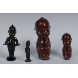 An early-mid 20th century Continental composition figure, as a black baby,