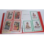 Postcards - Black Memorabilia - Thirty-nine coloured postcards, various manufactures,