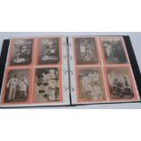 Postcards - Minstrels and Concerts - Eight-three black and white postcards of The Minstrels,