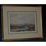 A McNeill (Irish early 20th century) Cashelnagor, Donegal signed, watercolour,