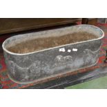 A 19th century lead planter