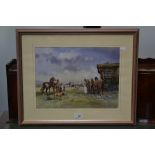 Michael Crawley Gypsy Life signed, titled to verso, watercolour,