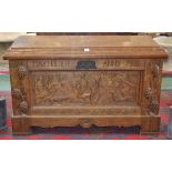 A 1930's German dower chest,