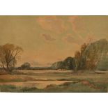 Edwin Harris Near Benfield signed, label to verso, watercolour,