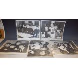 Music Memorabilia Photographs - a black and white image of the Beatles Interview: Juke Box Jury