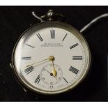 A 935 silver Acme Lever pocket watch