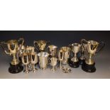 Local Interest Silver Plate - golfing trophies, including Kedleston, Markeaton; etc.