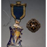 Medals - a Victorian Royal Masonic Benevolent institution 1889 medal,