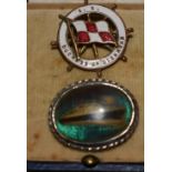 An SS Duchess of Richmond maritime badge;