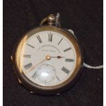 A 935 silver pocket watch, JG Graves,