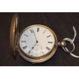 A fine silver Hunter pocket watch,