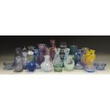 Coloured Glassware - a Caithness bud vase; others ;