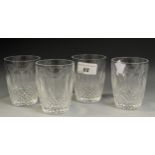 Waterford crystal Colleen pattern - four water glasses