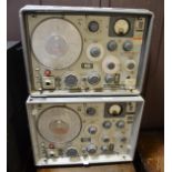 Military radio, pair of Marconi Signal Generator model no.