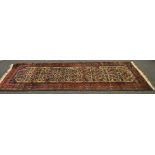 A Persian Nahavand runner 288 x 108 cm