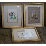 Pictures and Prints - three watercolours,
