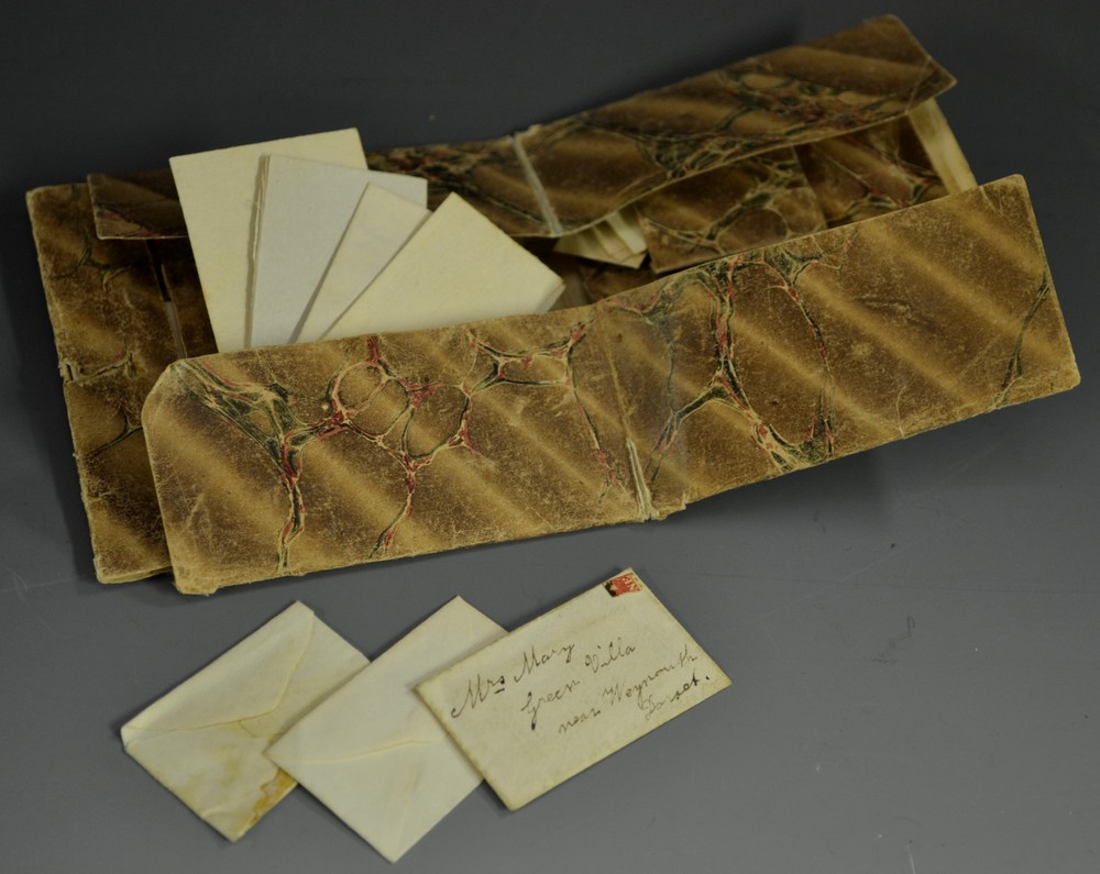 A 19th century lady's MS and paper parlour game,