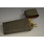 A George III shagreen tapered rounded rectangular draughtsman's etui,