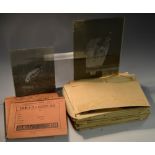 Photography - a collection of late 19th/early 20th century glass photographic plates, by Rudge,