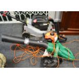 Garden Equipment - a Black and Decker leaf blower;
