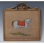 Indian School (early 19th century) A pair, Horse and Dog watercolour and gouache,