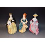 A Royal Doulton ceramic figure, Mary Countess Howe HN3007, limited edition; others, The Hon.