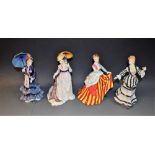 A Royal Doulton set of four ceramic figures, Renoir series, limited editions, Marie Sisley HN3475,