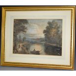 J** Cunliffe (late 19th century) The Thames, Near Henley signed, titled, watercolour,