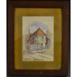 George Fall (1848 - 1925) Ancient Gatehouse, York signed, dated 10, watercolour, 25cm x 17.