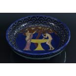 An Art Deco Keralouve La Louviere ceramic bowl,