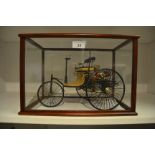 A Franklin Mint model Mercedes Benz 1886 Motorwagon trike,