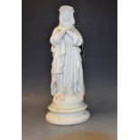 A parian ware figure of Madonna and serpent