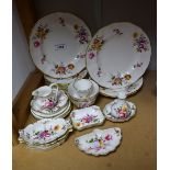 Royal Crown Derby - Posies pattern table china including three different sized side plates,